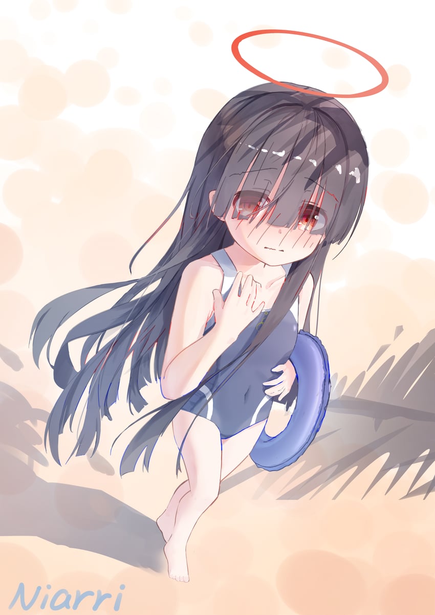 justice task force member (blue archive) drawn by niarri