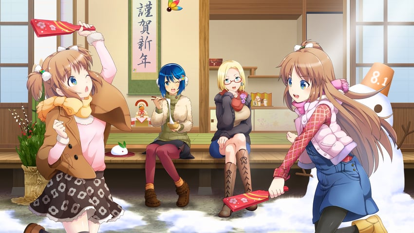 madobe nanami, claudia madobe, madobe yuu, and madobe ai (os-tan and 4 more)