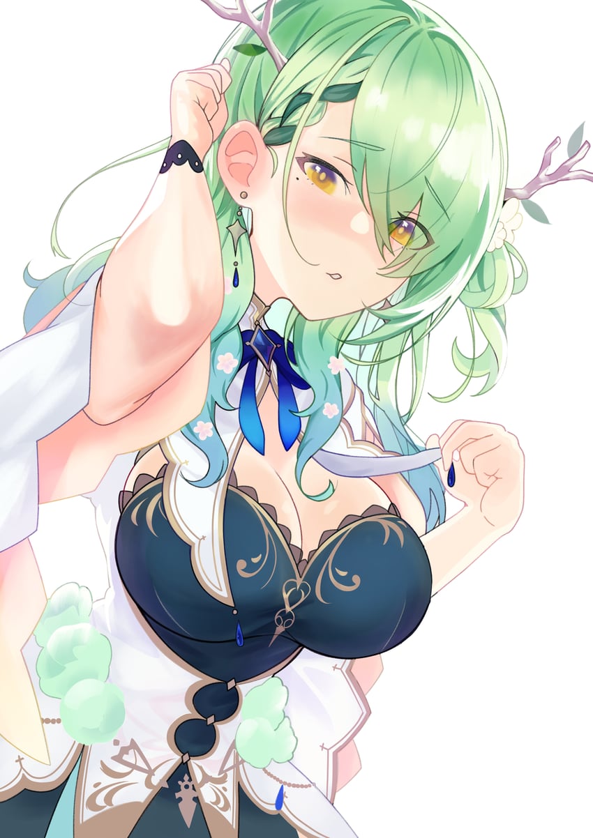 ceres fauna (hololive and 1 more) drawn by ancortsu