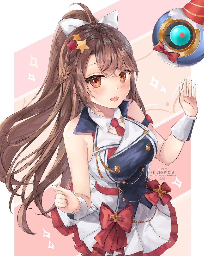 yuna (epic seven) drawn by silverpixia