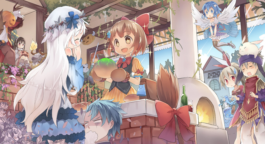 merc, hero, eleanor, citrouille, jeantol, and 3 more (merc storia) drawn by fred04142