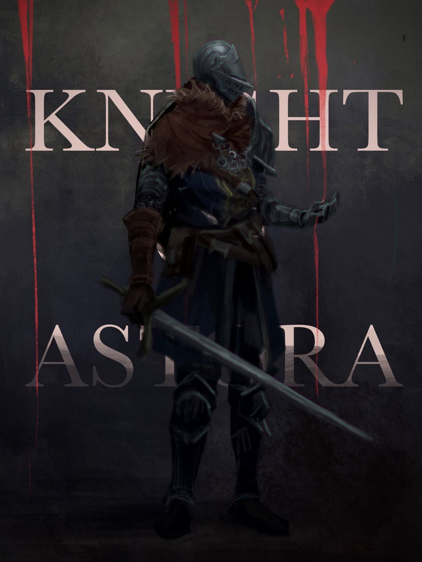 knight of astora oscar (dark souls and 1 more) drawn by tworain_w