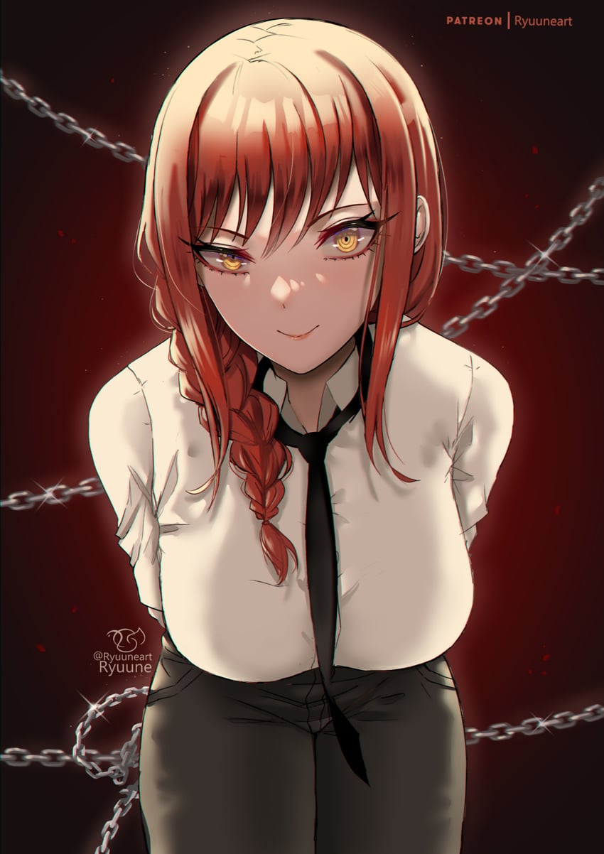 makima (chainsaw man) drawn by ryuuneart