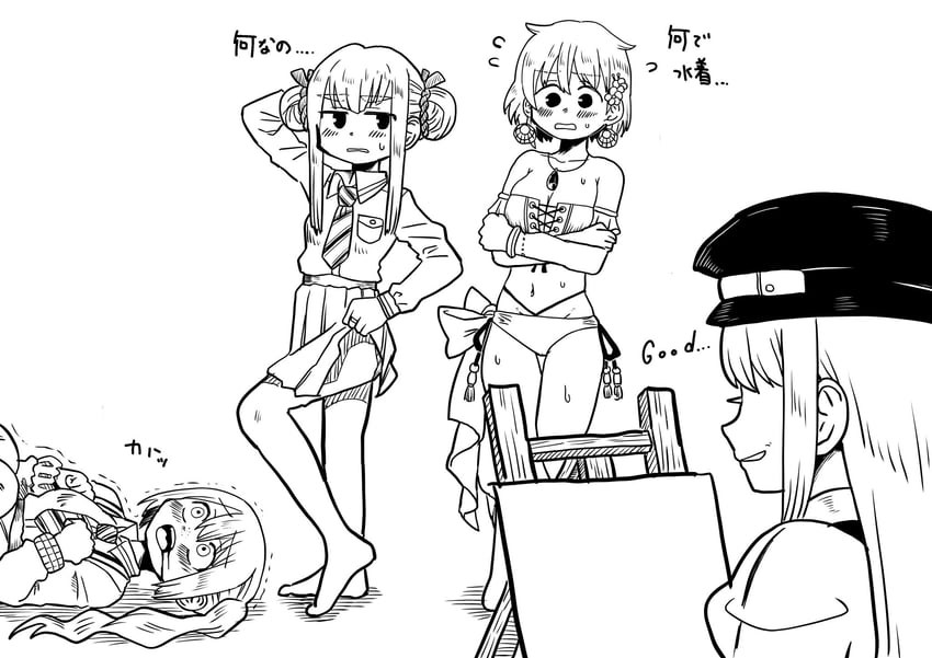 alina gray, azusa mifuyu, kagura san, and yukari miyuri (mahou shoujo madoka magica and 1 more) drawn by youichi82880400