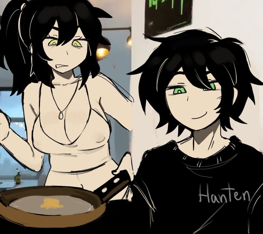 andrew graves and renee graves (the coffin of andy and leyley) drawn by homufufu