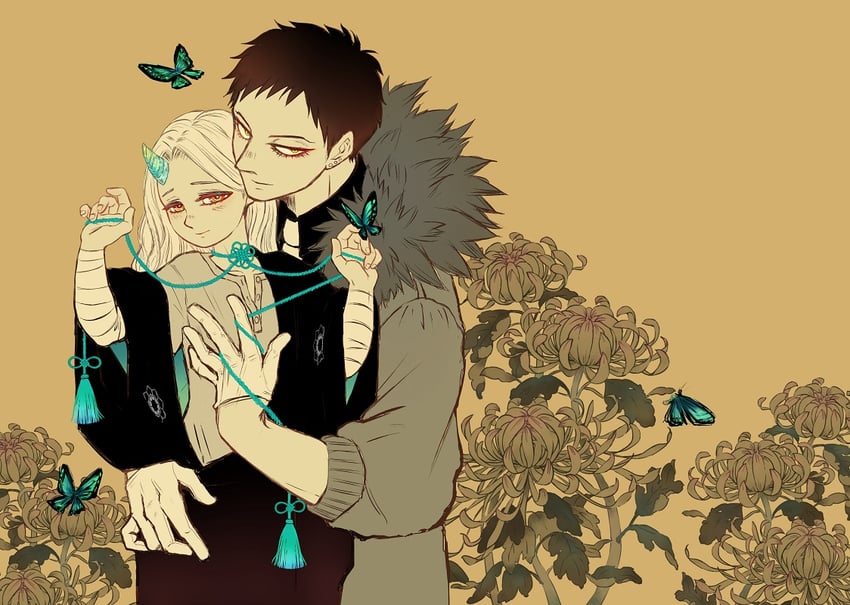 eri and overhaul (boku no hero academia) drawn by qaz14wsx15