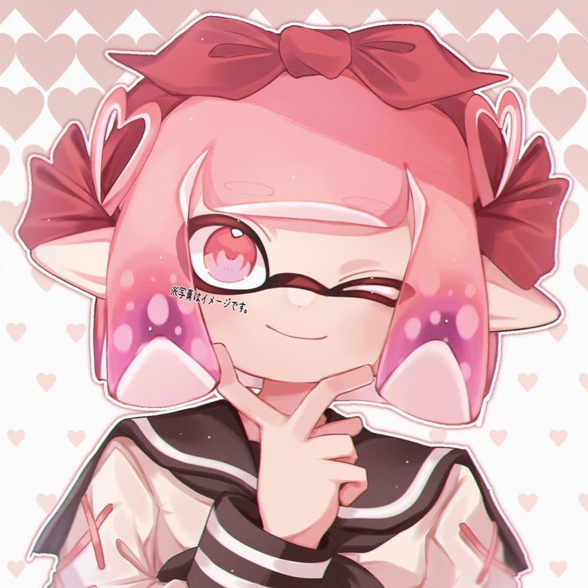 inkling player character and inkling girl (splatoon) drawn by yn_uo0