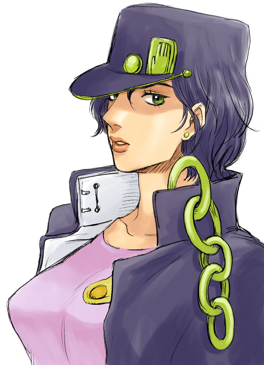 kujo jotaro (jojo no kimyou na bouken and 1 more) drawn by matsuko_(kj_punch)