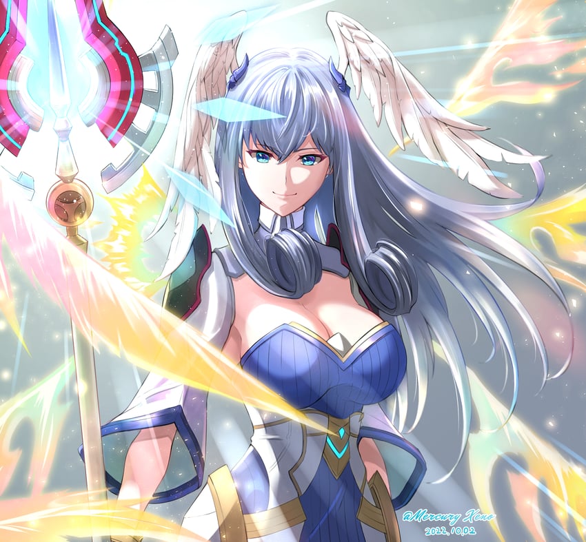 melia antiqua (xenoblade chronicles and 1 more) drawn by mercury_xeno
