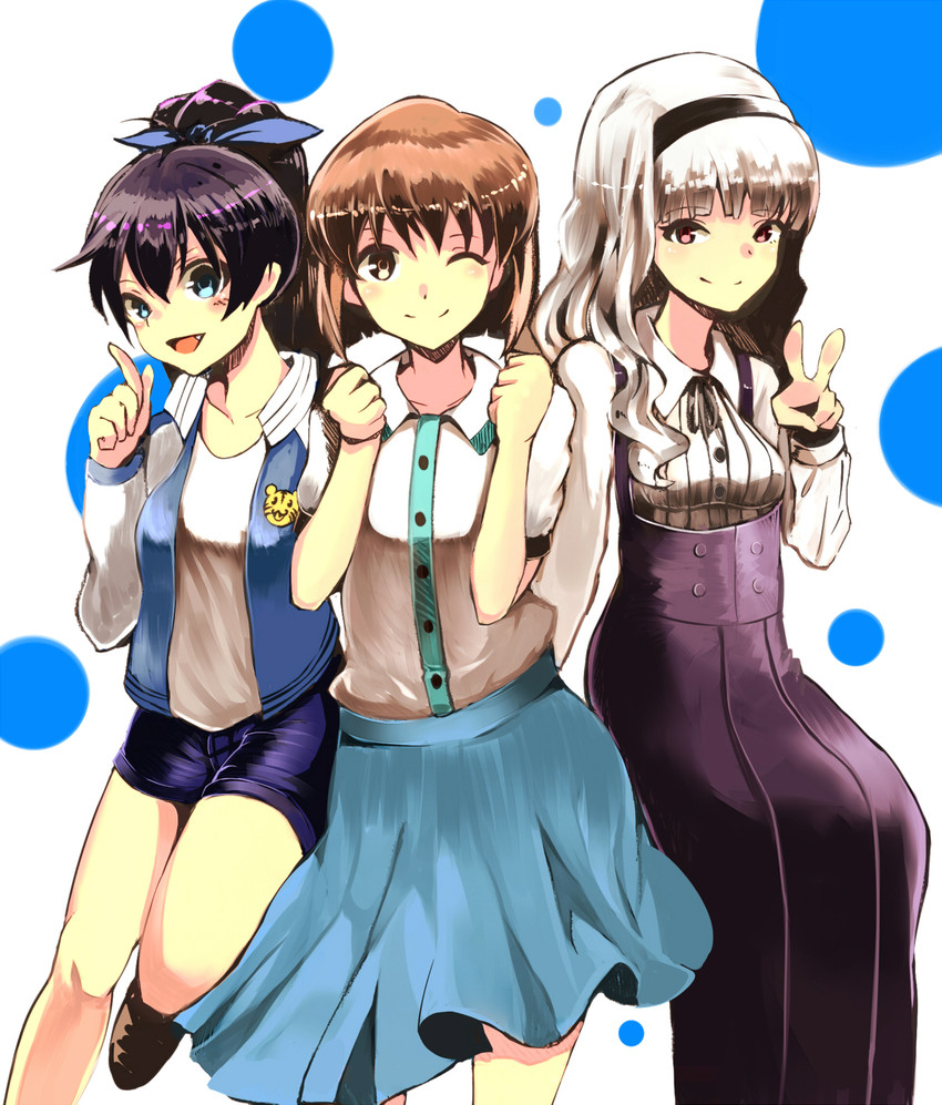 shijou takane, ganaha hibiki, and hagiwara yukiho (idolmaster) drawn by kurokawa_(kurokashi655)