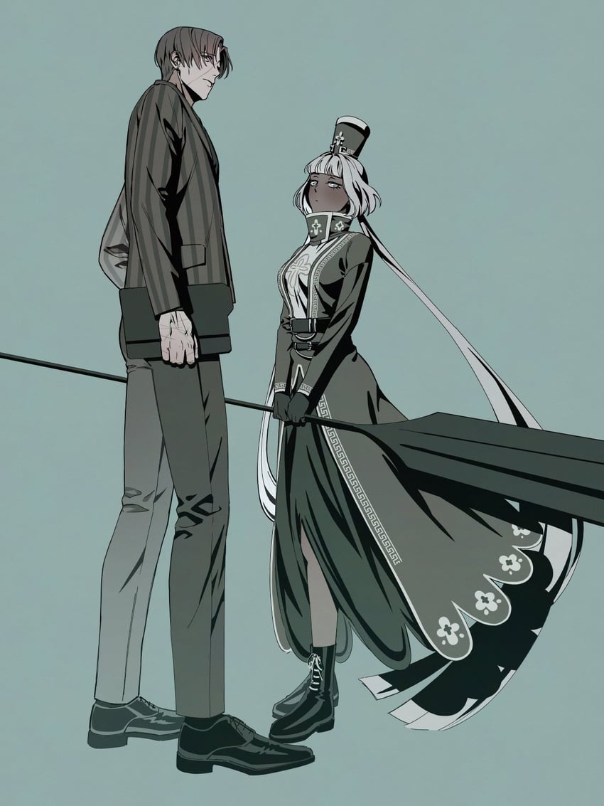 vergilius and charon (project moon and 1 more) drawn by eoru1010