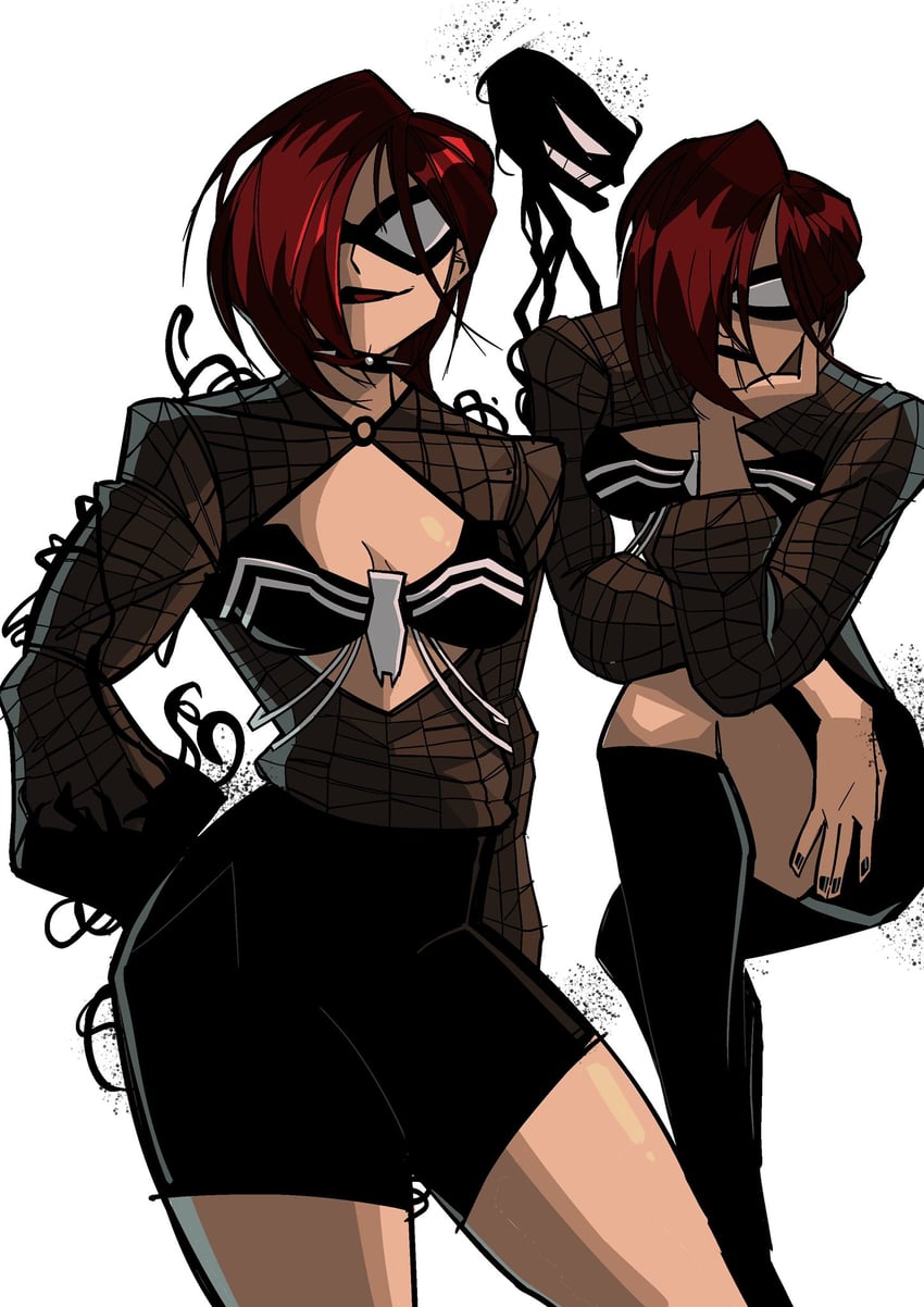 venom and mary jane watson (marvel and 1 more) drawn by anakoly1
