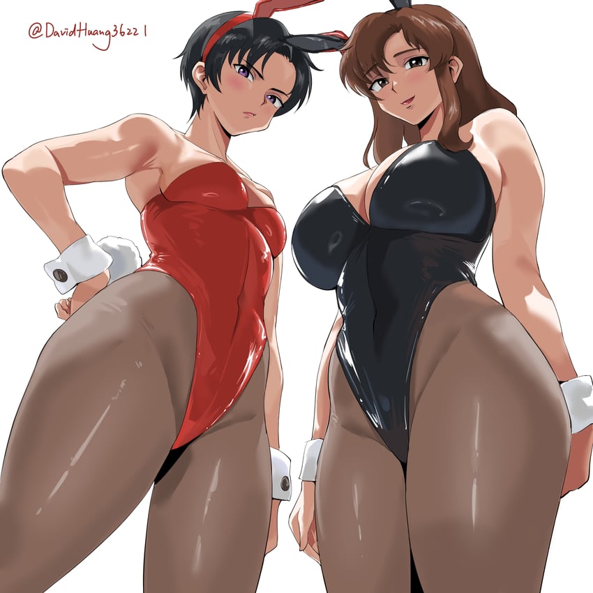 murrue ramius and natarle badgiruel (gundam and 1 more) drawn by david_huang