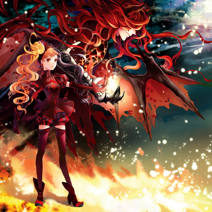 layla and shaytan (sound horizon and 1 more) drawn by cocoon_(loveririn)