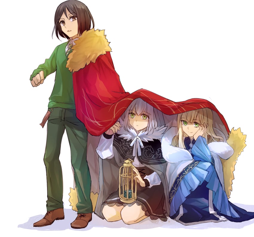 waver velvet, reines el-melloi archisorte, gray, and add (fate and 1 more) drawn by tsengyun