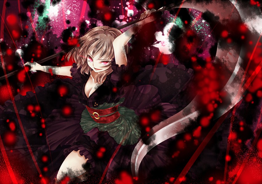 onozuka komachi and azami (touhou and 1 more) drawn by awai_shiro