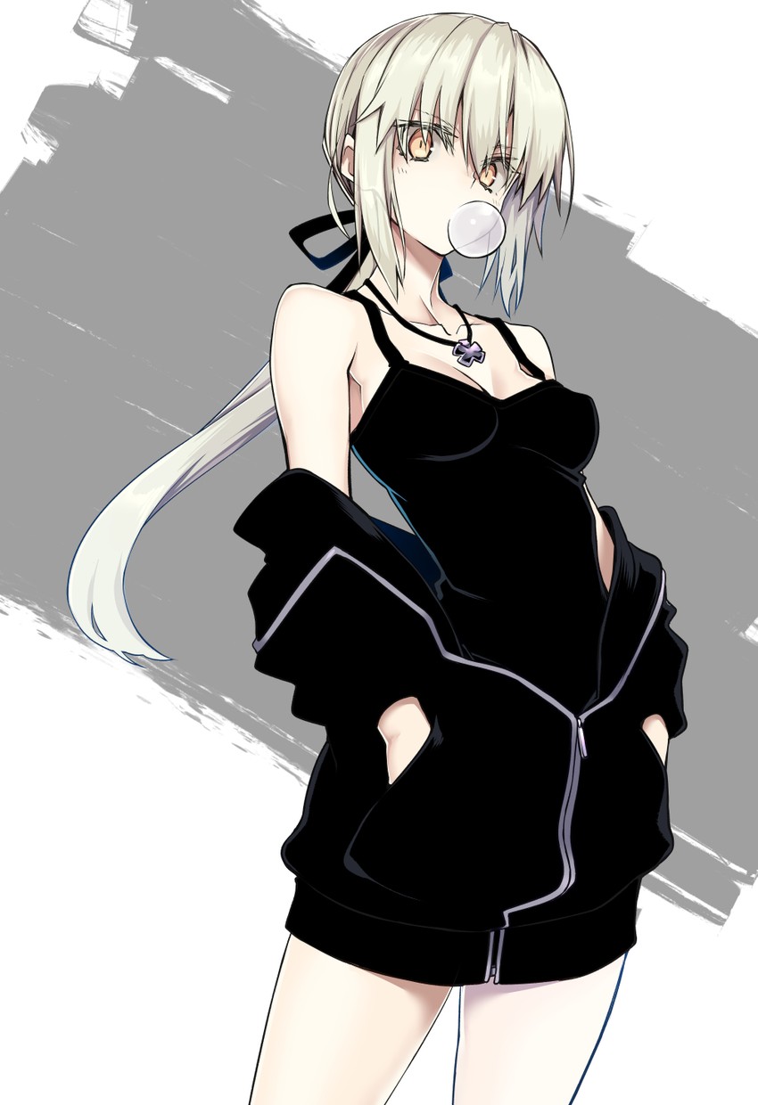 artoria pendragon and saber alter (fate and 1 more) drawn by 10mo