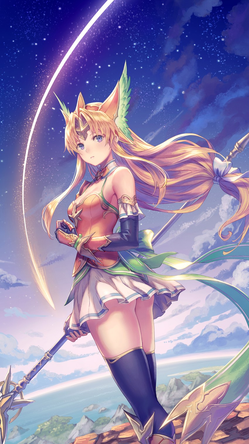 riesz (seiken densetsu and 1 more) drawn by anbe_yoshirou