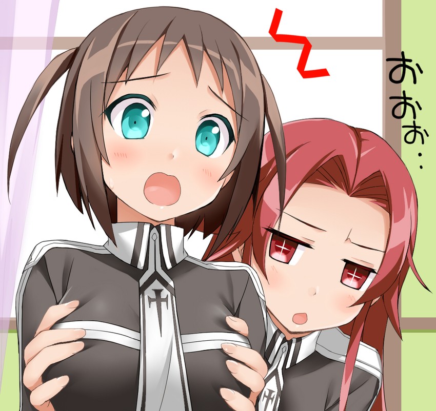 ronye arabel and tiese schtrinen (sword art online and 1 more) drawn by yasuki_(yaski)