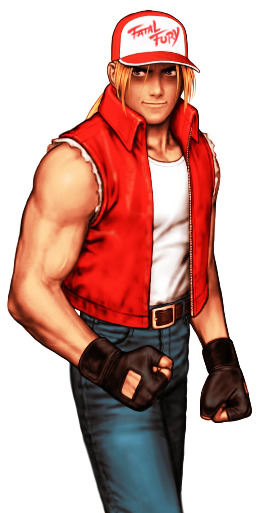 terry bogard (the king of fighters and 2 more) drawn by mori_toshiaki