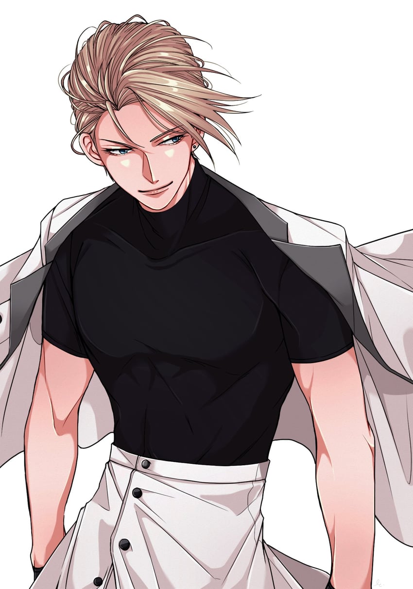rufus shinra (final fantasy and 2 more) drawn by y_skk