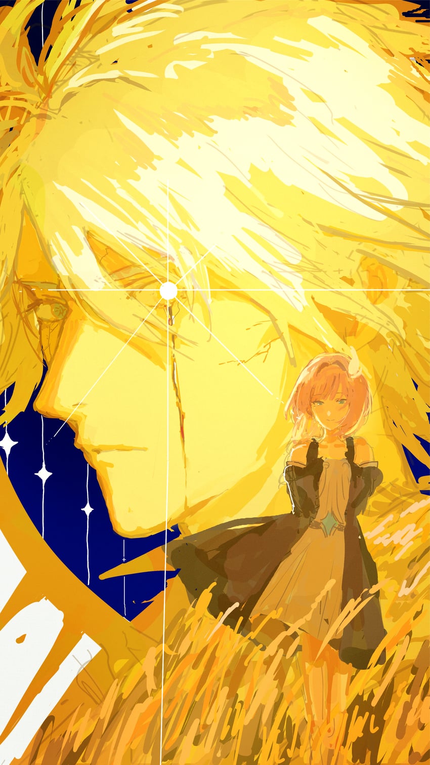 phainon and cyrene (honkai and 1 more) drawn by dosukoi_tsukimiyama