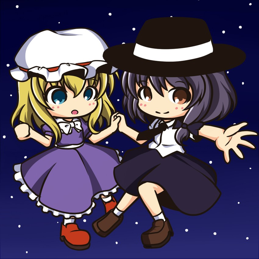 usami renko and maribel hearn (touhou) drawn by aitsugawa_rui