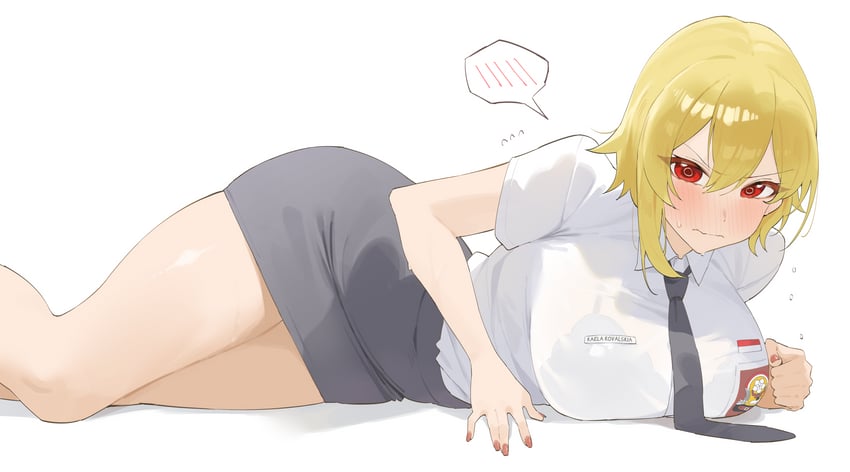 kaela kovalskia (hololive and 1 more) drawn by byeon_dha