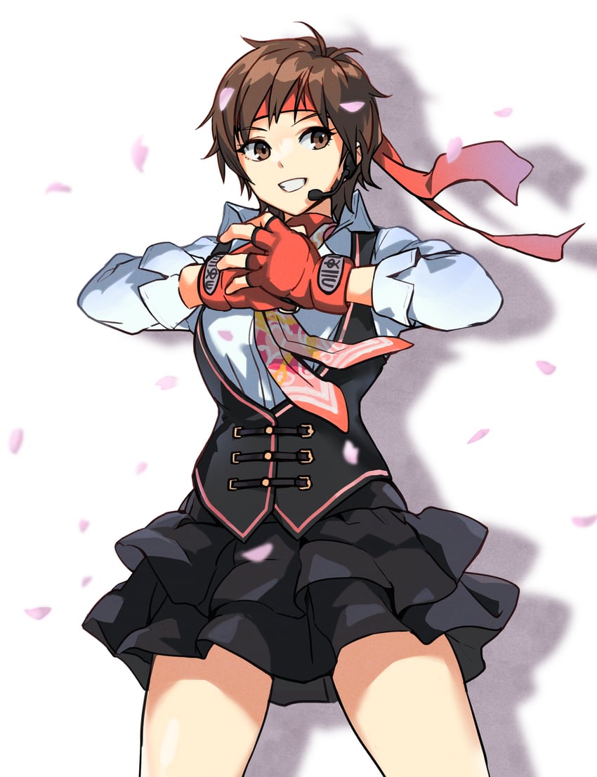 kasugano sakura (street fighter and 1 more) drawn by amado_(shin)