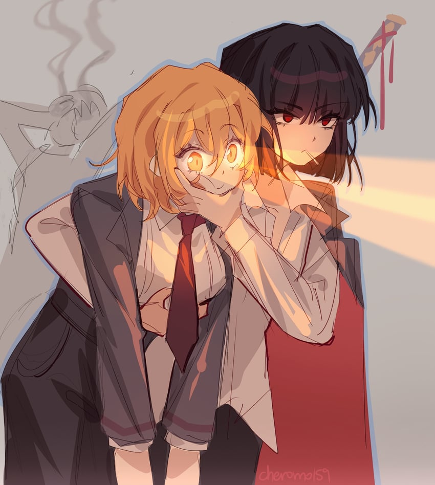 don quixote and ryoshu (project moon and 1 more) drawn by cheromo159