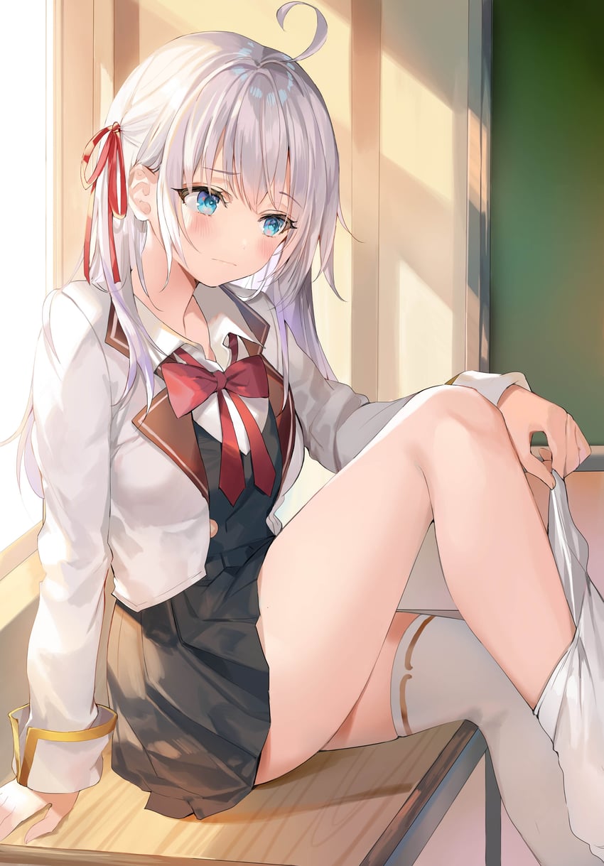 alisa mikhailovna kujou (tokidoki bosotto roshia-go de dereru tonari no alya-san) drawn by momoko_(momopoco)