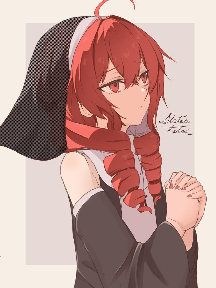 kasane teto and sister teto (utau) drawn by ramie_li