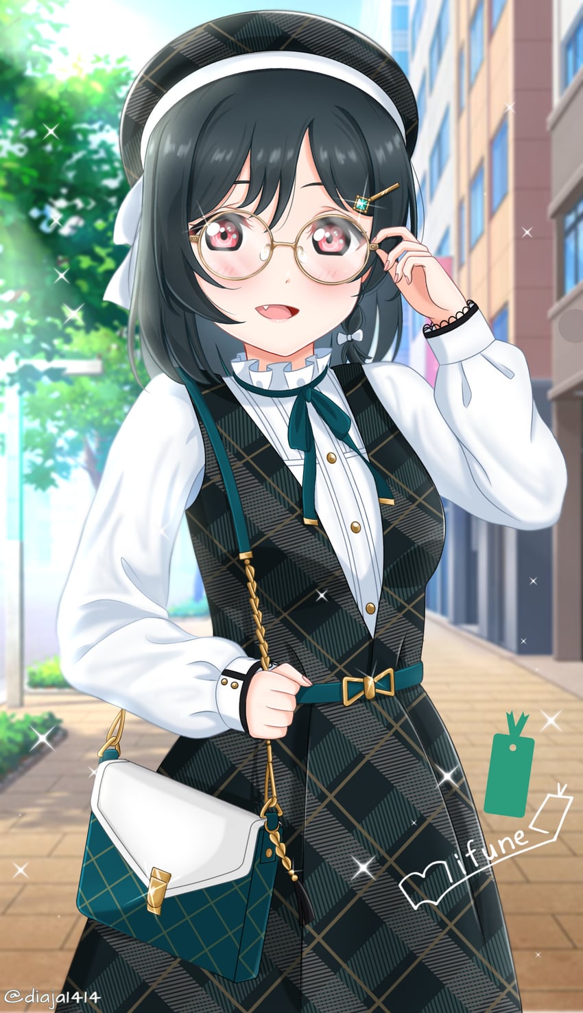 mifune shioriko (love live! and 2 more) drawn by diaja1414