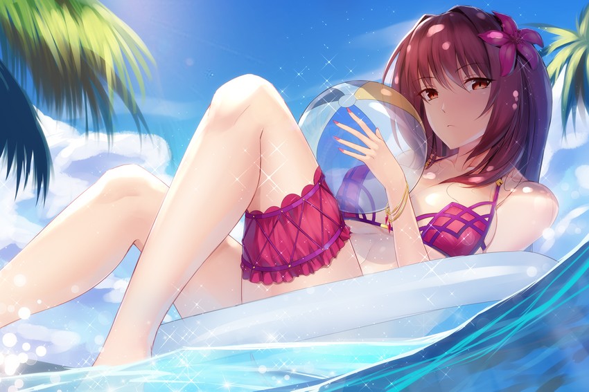 scathach (fate and 1 more) drawn by feng_mouren