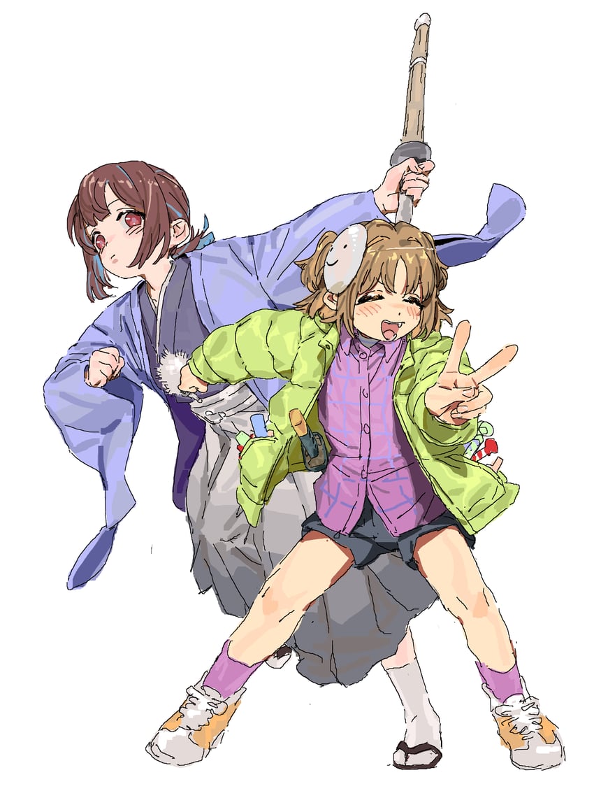 hozuki momiji, oka asahi, and dream (onii-chan wa oshimai! and 1 more) drawn by b9_(rrrqqq)