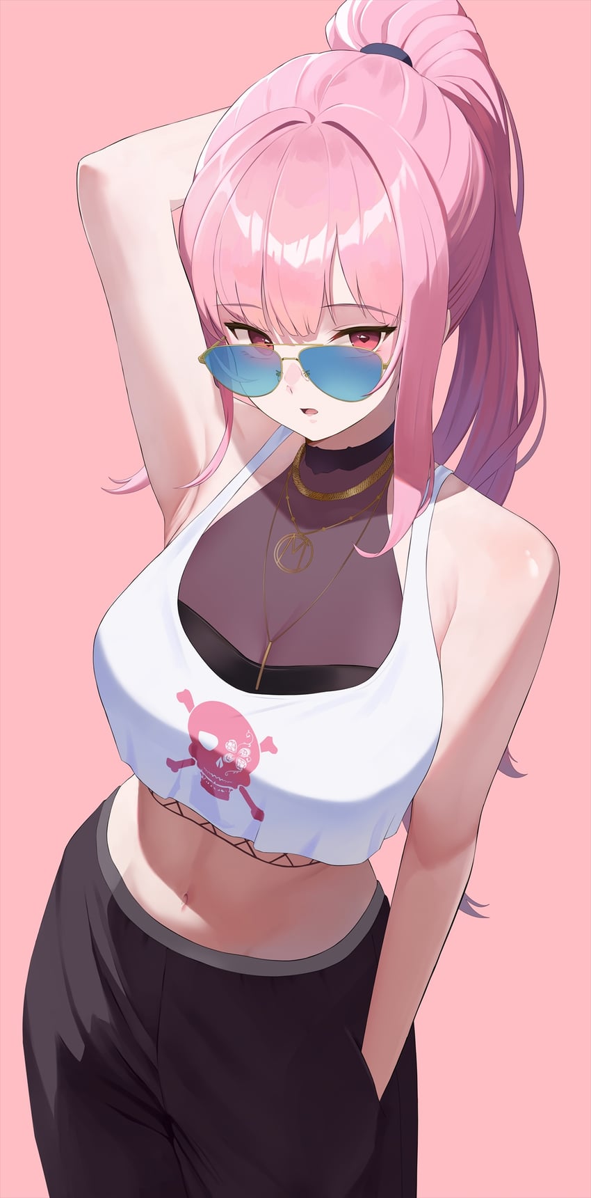 mori calliope (hololive and 1 more) drawn by vii22581034
