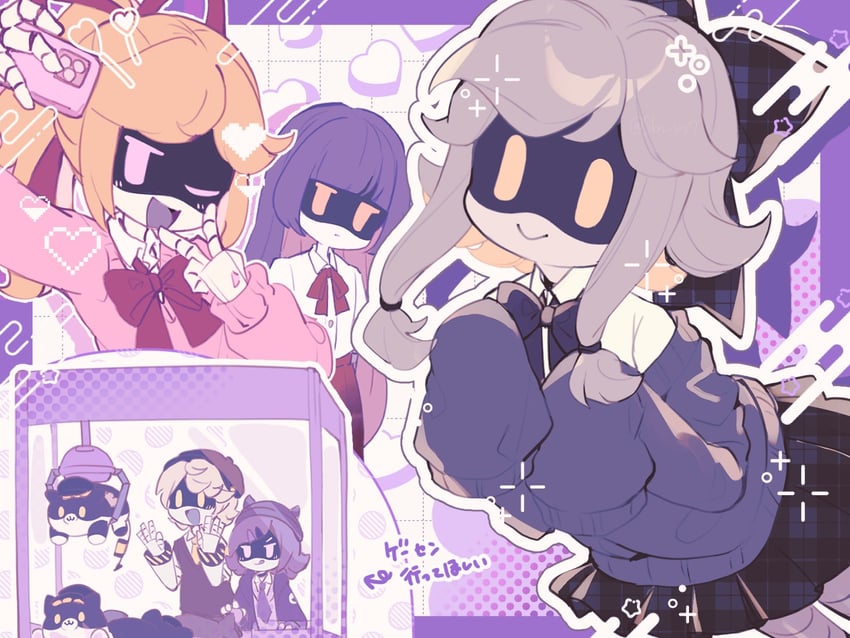uzi, n, cyn, doll, and lizzy (murder drones) drawn by skn_1027