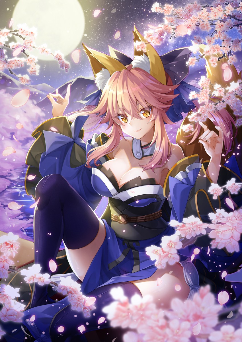 tamamo and tamamo no mae (fate and 1 more) drawn by kanna_(chaos966)