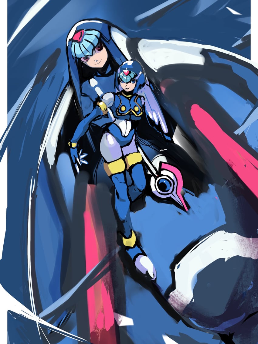 fairy leviathan (mega man and 2 more) drawn by nagi25336