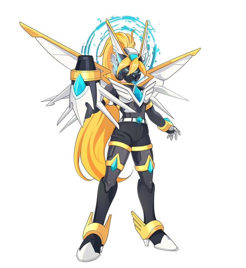 x, ciel, model x, and ultimate armor x (mega man and 2 more) drawn by uta_guipiy