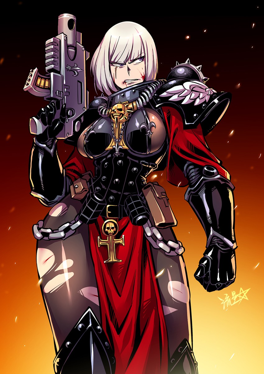 adepta sororitas (warhammer 40k) drawn by ryuusei_(mark_ii)