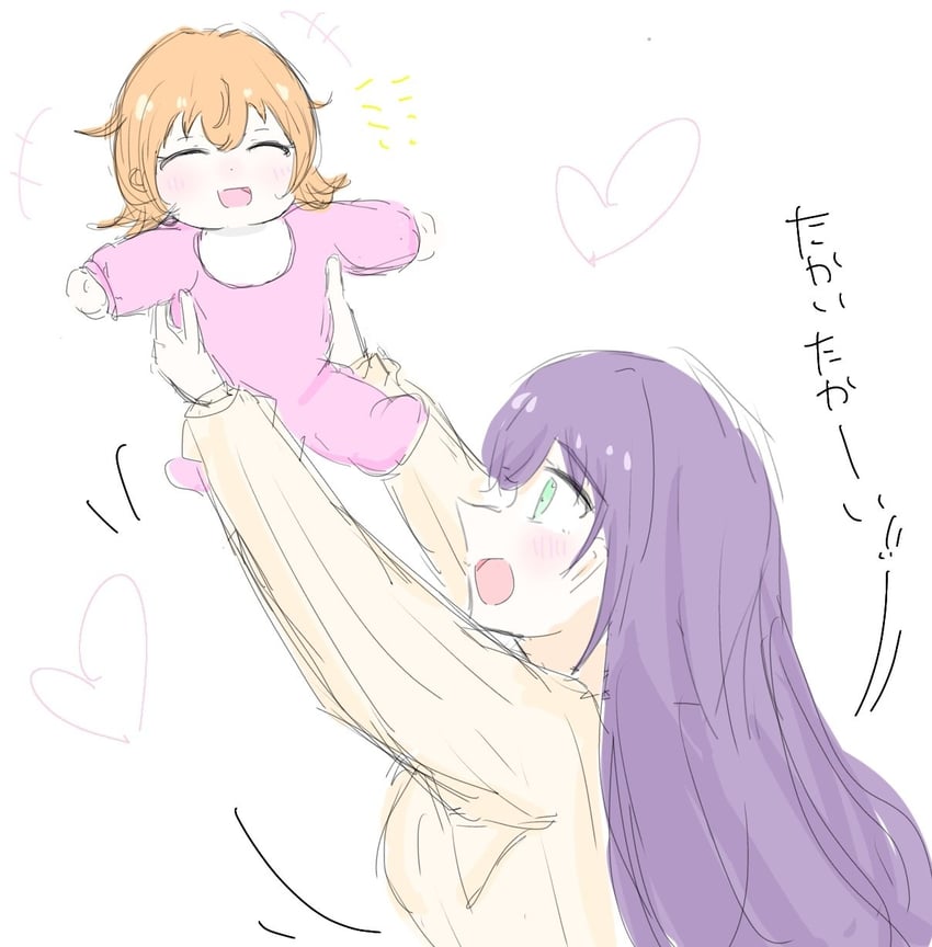 otomune kozue and otomune hinata (original and 2 more) drawn by soora0202