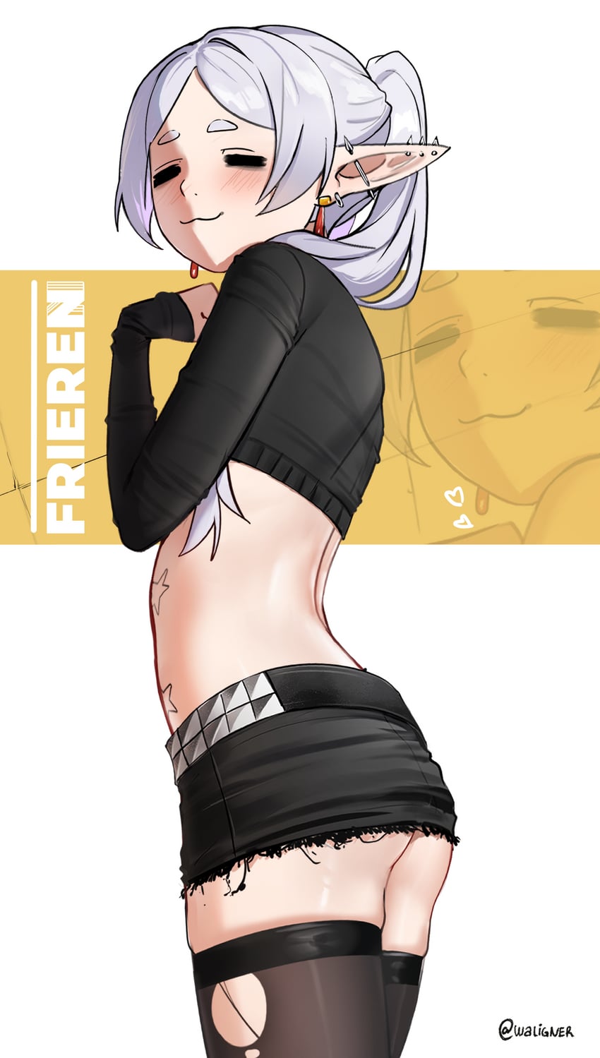 frieren (sousou no frieren) drawn by waligner