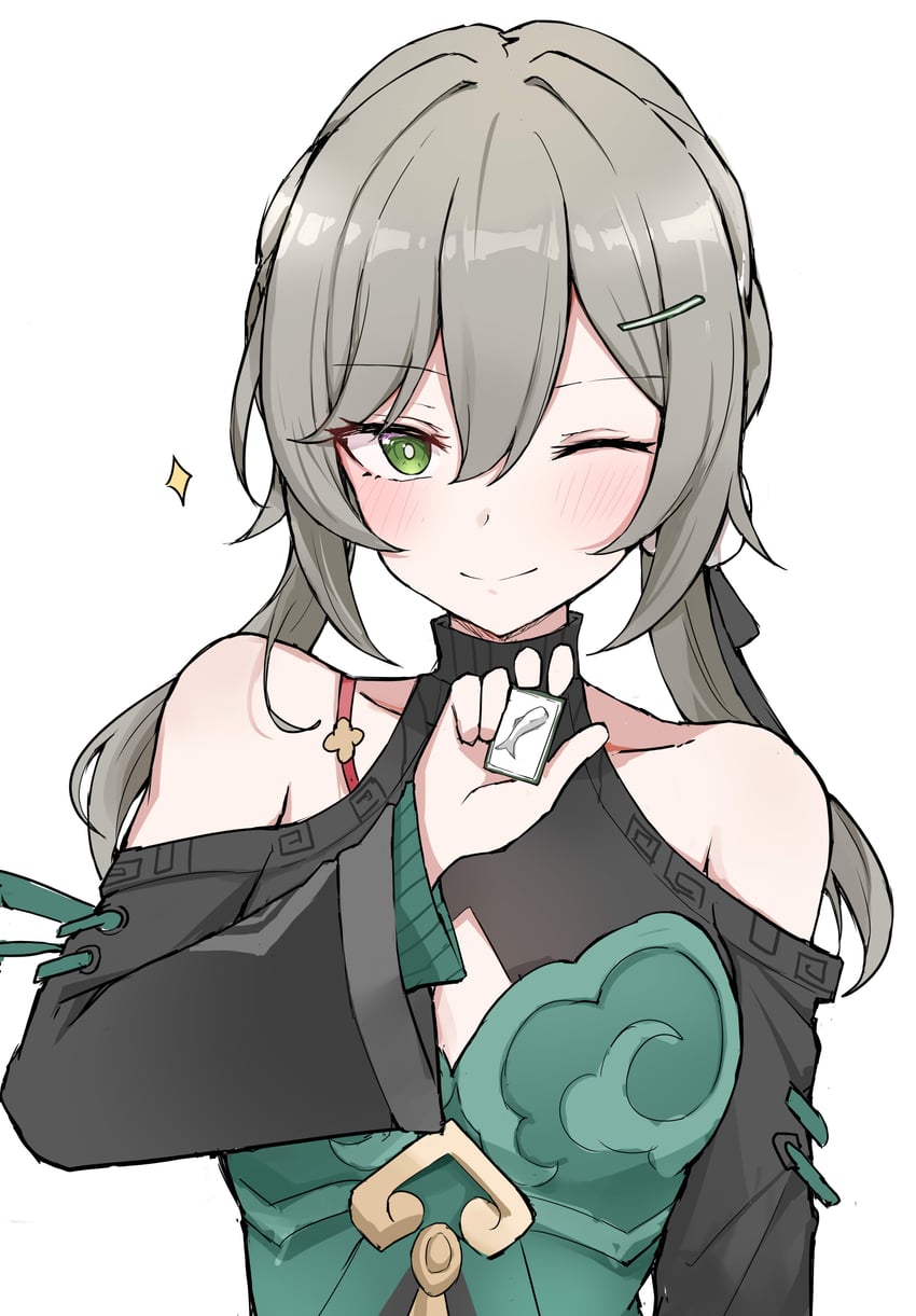 qingque (honkai and 1 more) drawn by mango_(mgo)