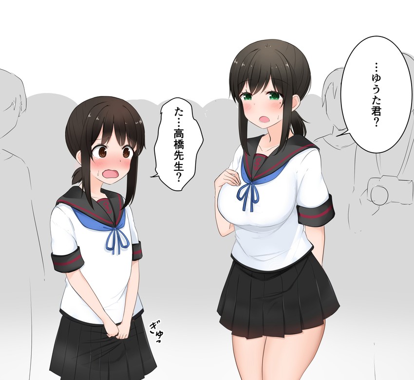 fubuki and fubuki kai ni (original and 1 more) drawn by kiyu_fuyuki