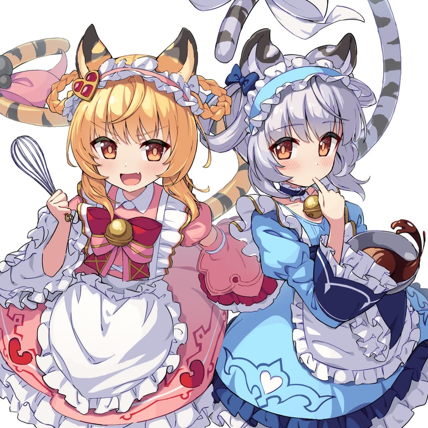 bai and huang (granblue fantasy) drawn by hiyaya_(kochi_michikaze)