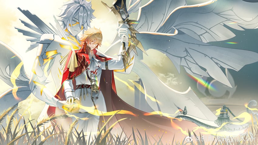 phainon and mydei (honkai and 1 more) drawn by weibo_7992238878