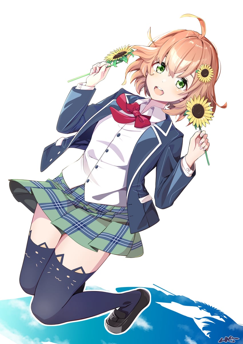 honma himawari (nijisanji) drawn by feathermage