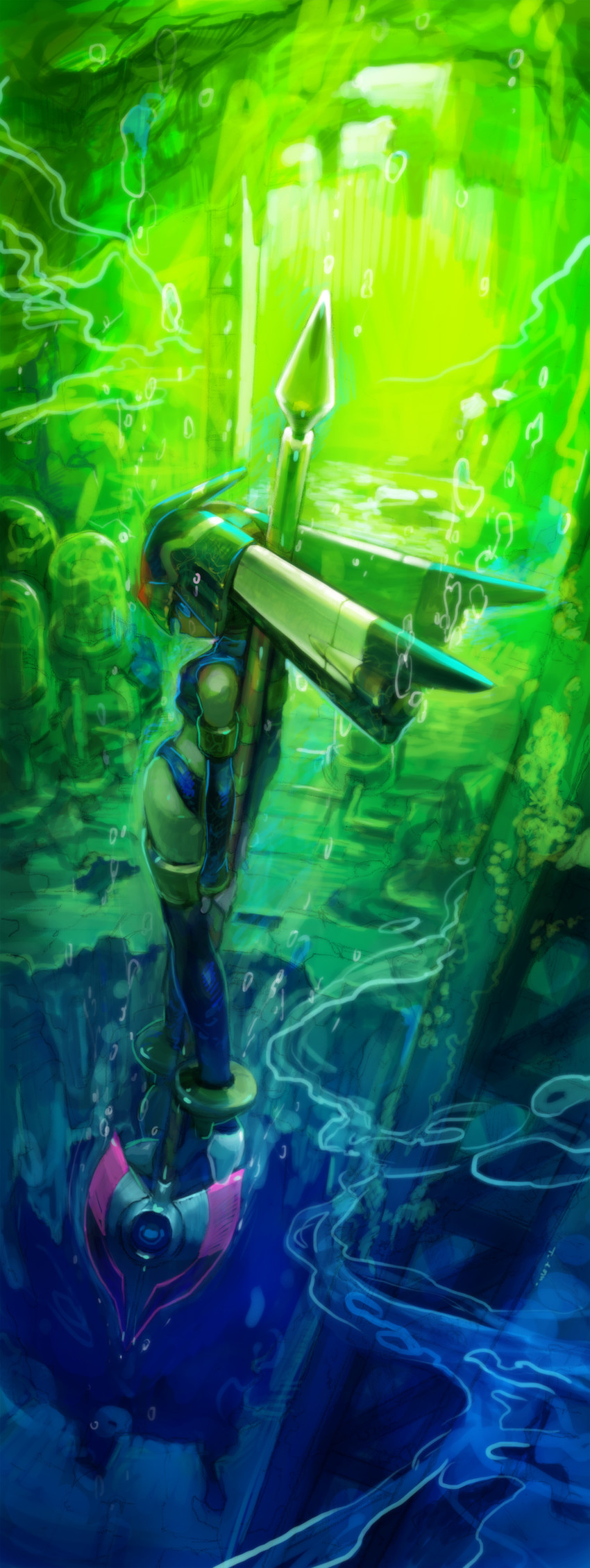 fairy leviathan (mega man and 1 more) drawn by t-tom
