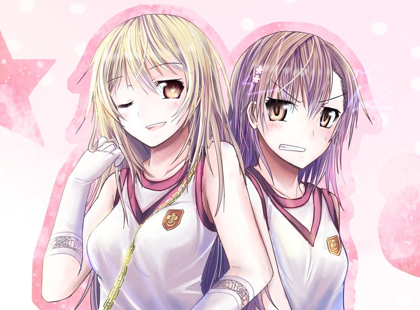 misaka mikoto and shokuhou misaki (toaru majutsu no index and 1 more) drawn by aoi_usagi_(marinebluerabbit)
